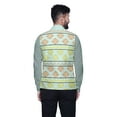 thumbnail image 3 of Atasi Marriage Ethnic Coat For Men Printed Nehru Jacket Mens Bandhgala Casual Vest Jacket-Small, 3 of 3