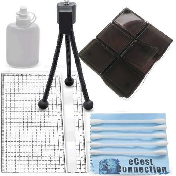 eCostConnection Deluxe Starter Kit w/ 6pc SD Memory Card Case & More For LCD Cameras Screens and Lenses