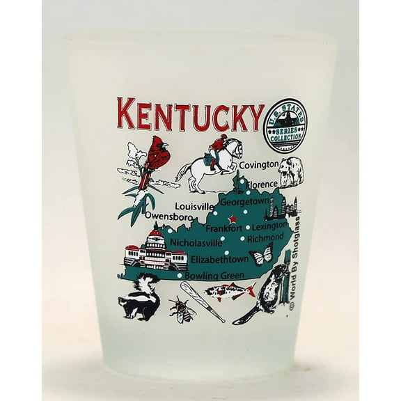 Kentucky US States Series Collection Shot Glass