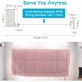 thumbnail image 4 of Corde à Linge Rétractable, Extensible à 4,2m (13,8 Pieds), Acier Inoxydable Robuste pour Séchage Intérieur Extérieur, Capacité de Charge jusqu'à 20kg (44lbs), Design Gain de Place, 4 of 8