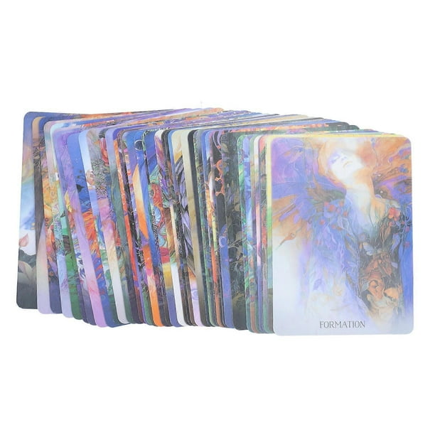 Earth Theme Paper Tarot Cards Divination Playing Cards Interaction Board Game Card English Version