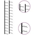 thumbnail image 3 of vidaXL Wall-mounted Wine Rack for 24 Bottles Black Iron, 3 of 5