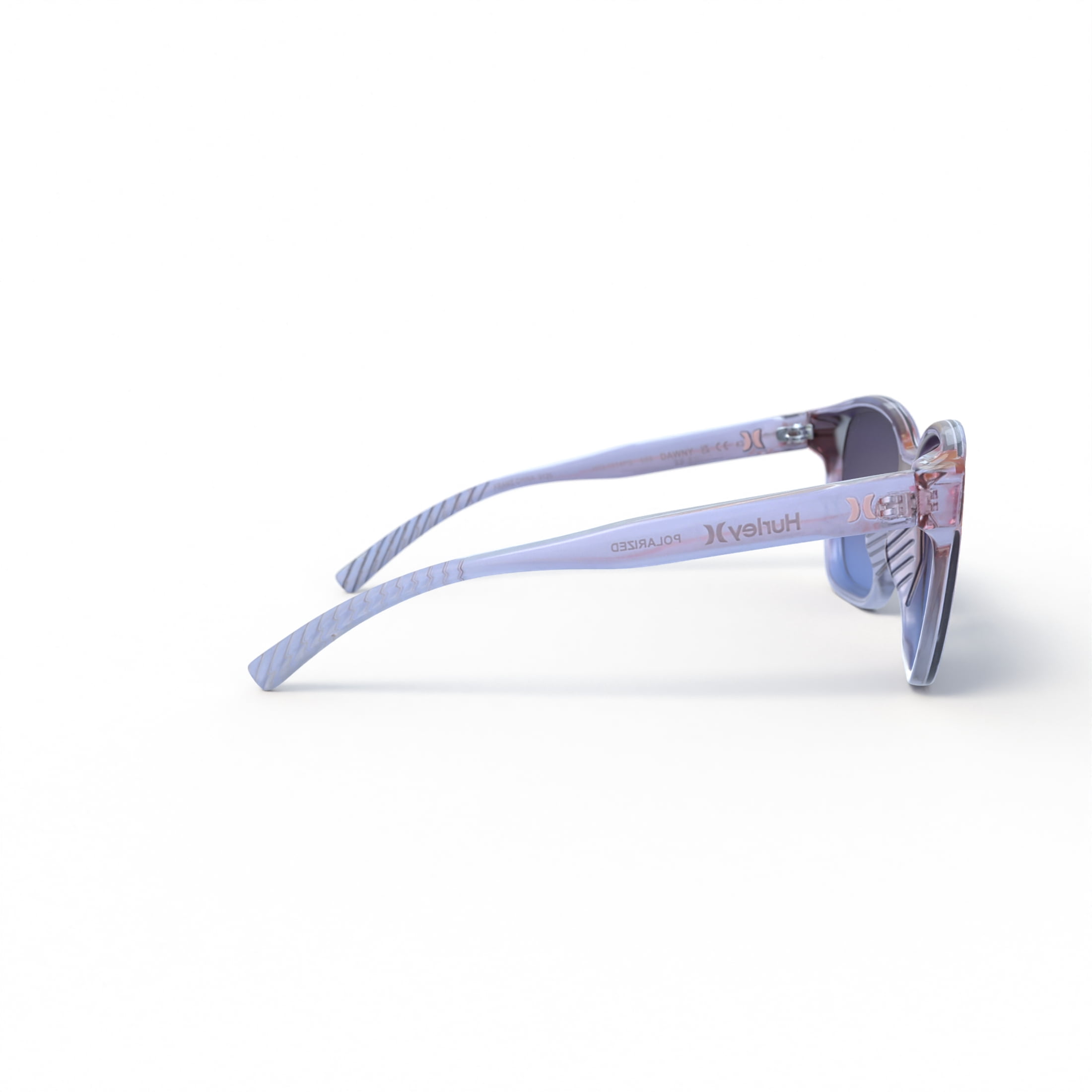 Hurley Dawny - HSL1014PS_688, shield sunglass, blush ombre frame & rosey brown gradient polarized lens + ar coating