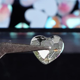 thumbnail image 3 of Arte cristalino del clavo 3d de la parte posterior plana de la forma del corazón, decoración de la joya del brillo de los diamantes de imitación para los clavos, 3 of 5