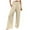 Beige, variant on cfhntfmh Palazzo Pants for Women Baggy Elastic Waisted Wide Leg Smocked Lounge Pants Summer Fashion Outfits