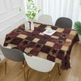 thumbnail image 2 of Yayeee Tablecloths 54" x 54" Rectangle Wrinkle Resistant Party Table Cover, Star Spangled Squares, 2 of 8