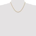 thumbnail image 4 of 14K Yellow Gold Rope Chain Necklace 18 inch 2.75 mm Diamond-cut Quadruple Lobster Clasp, 4 of 4
