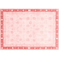 thumbnail image 1 of Ahgly Company Machine Washable Indoor Rectangle Oriental Red Traditional Area Rugs, 2' x 4', 1 of 4
