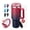 Ruby Purple, variant on 40 oz Leak-Proof Travel Tumbler with Handle & Flip Straw - Insulated Stainless Steel Mug Keeps Drinks Cold 34 Hours & Hot 10 Hours, Water Bottle Fits Car Cup Holder for All-Day Hydration at Work, Gym