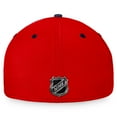 thumbnail image 4 of Men's Fanatics Navy/Red Columbus Blue Jackets Authentic Pro Rink Camo Flex Hat, 4 of 4
