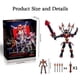thumbnail image 2 of Figura de acción LUMRRSK T13 Mecha Samurai Robot con espada de 15 cm, 2 of 8