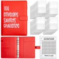 thumbnail image 1 of 100 Envelopes Money Saving Binder Kit, Budget Binder Book Organizer, Budget Planner-SinKeeU, 1 of 3