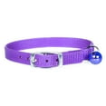 thumbnail image 2 of Jeffers Pet Cat Collar with Bell – Durable Breakaway Collar for Kittens & Adult Cats, Adjustable Ultra Web Nylon with Nickel Plated Buckle, Soft & Secure Fit, Indoor & Outdoor Use – Solid Purple, 2 of 8