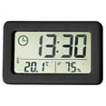 thumbnail image 1 of Reloj simple, ligero y delgado, reloj electrónico de temperatura y humedad, reloj conveniente, 1 of 5
