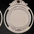 thumbnail image 3 of Medalla de ganador de 2 pulgadas con cinta para el cuello redonda para fiestas de competiciones (plateado), 3 of 4