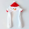 thumbnail image 2 of Christmas Plush Hat Creative Ear Moving Jumping Snowman Hat for Christmas Party Novelty Gift, 2 of 6