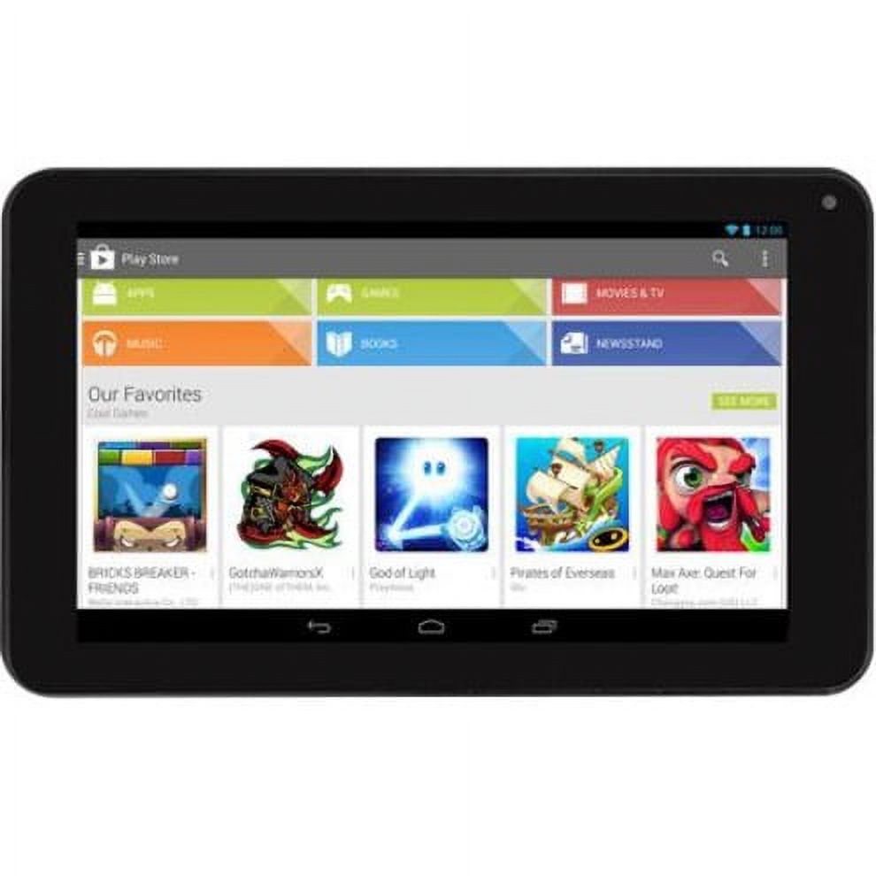 RCA RCT6272W23 Tablet, 7", 8 GB Storage, Android 4.4 KitKat, Black - image 4 of 4
