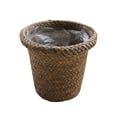 thumbnail image 1 of Rustic Woven Basket Planters Practical Versatile Storage Basket for Balcony Living Room Porch - Primary Colors, 1 of 7