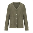 thumbnail image 4 of AherBiu Cardigans pour Femmes à Manches Longues, Cardigans Boutonnés à devant Ouvert, Chandail Tendance et Décontracté, 4 of 6