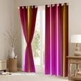 thumbnail image 3 of Erosebridal Yellow Red Pink Curtains Ombre Abstract Art Curtains & Drapes for Women,Stripes Geometric Curtains Blackout Stripe Neon Gradient Window Curtain Living Room Decor, 3 of 6
