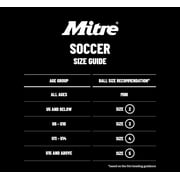 Mitre Unisex Recreation Soccer Ball - Durable Machine-Stitched 32-Panel Construction - Soft-Touch Feel - Versatile Play on Grass & AstroTurf - Available in Sizes 3, 4 & 5