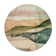 thumbnail image 4 of Acheng Round Tablecloth - Abstract Scenery, Beautiful Nature, Table Decoration 46-50, 4 of 8