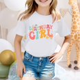 thumbnail image 2 of Tkrady Kids Girls Summer New Crewneck Children's Short Sleeve T Shirt Tops Cartoon Graphic Children's Tee, Sizes 1-12 Years, 2 of 5