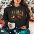 thumbnail image 5 of Ounisa Christmas Sweatshirts for Women Tis the season Christmas Outfits Merry Christmas Lightweight Pullover Christmas Tree Christmas Gifts Merry Christmas Letter Graphic Tops, 5 of 7