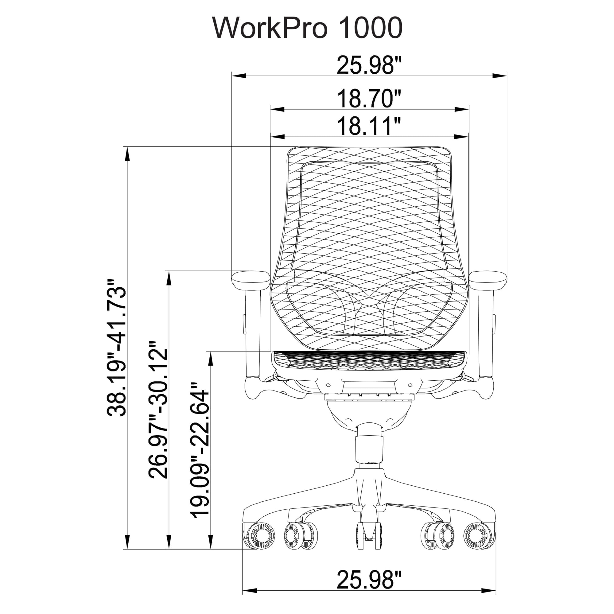 Office depot 1000 series 2024 mesh task chair
