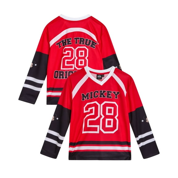 Disney Boys TShirts - Mickey Mouse Lightning McQueen Sports Hockey Jersey for Toddlers & Little Kids