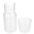 thumbnail image 4 of 1 Set Glass Water Cooling Kettle Clear Beverage Holder Water Kettle with Cup, 4 of 9