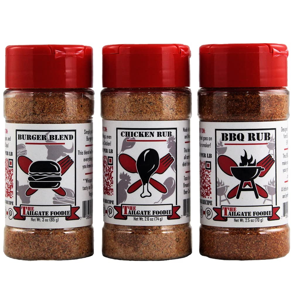 THE TAILGATE FOODIE Gourmet Pitmaster Seasonings | Grill Essentials ...