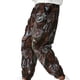 thumbnail image 5 of Pantalones largos de lino para hombre, leggings holgados con estampados a la moda, pantalones de farol para hombre, pantalones de algodón para hombre, 5 of 7