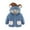 Blue, variant on Aoochasliy Coats for Girls Boys Casual Toddler Baby Color Plush Cute Bear Ears Winter Thick Keep Warm Coat Jacket