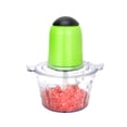 thumbnail image 3 of Picadora de carne automática 2L Picadora de alimentos eléctrica de acero inoxidable Herramienta de cocina doméstica, Verde Advancent HA000478-03B, 3 of 6