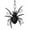 Black, variant on Halloween Decorations Halloween Trick-or-treating Props Decoration Spider Glowing Spider Hanging Decoration Party Exterior Decoration Wall Porch Halloween Decorations Outdoor