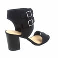 thumbnail image 2 of Surrell Women's Single Band Double Buckles Chunky Heel Sandal, 2 of 2