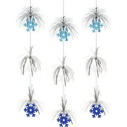 Snowflake Ceiling Dangler, 4' Long