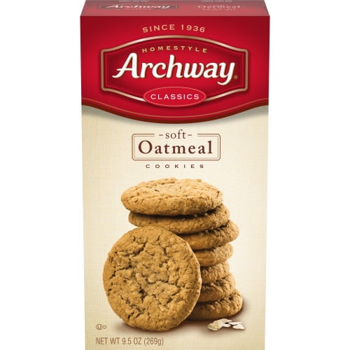 Archway Cookies, Oatmeal Classic Soft, 9.5 Oz - Walmart ...