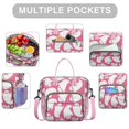 thumbnail image 2 of Halloween Cute Ghosts on Pink Pattern Womens Lunch Box for Work,Insulated Large Lunch Bag for Tween and Teen,Loncheras Para Mujer,Leakproof Adult Lunch Bag for Work,Beach,Travel,Picnic,Camping, 2 of 7