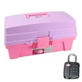 thumbnail image 2 of Caja Multiusos Vanity Rosa/lila Con Candado De Combinación, 2 of 5