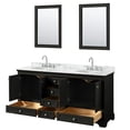 thumbnail image 2 of Wyndham Collection WCS202072DWGCMUNOM24 Deborah 72" Free Standing Double Vanity Set -, 2 of 7