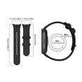 thumbnail image 3 of Pulsera de silicona deportiva de color sólido a prueba de sudor con ajuste cómodo y amplia compatibilidad compatible con Smartwatch, 3 of 5