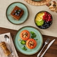 thumbnail image 6 of Malacasa Dinnerware Sets For 4, Stoneware Plates and Bowls Set, dinner set, Tableware Dishwasher Microwave Safe, Green, 6 of 9