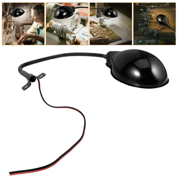 WEAVILUX LED Shop Lamp Gooseneck 1Pack 26.4x4.9x2.6in for Industrial Workers
