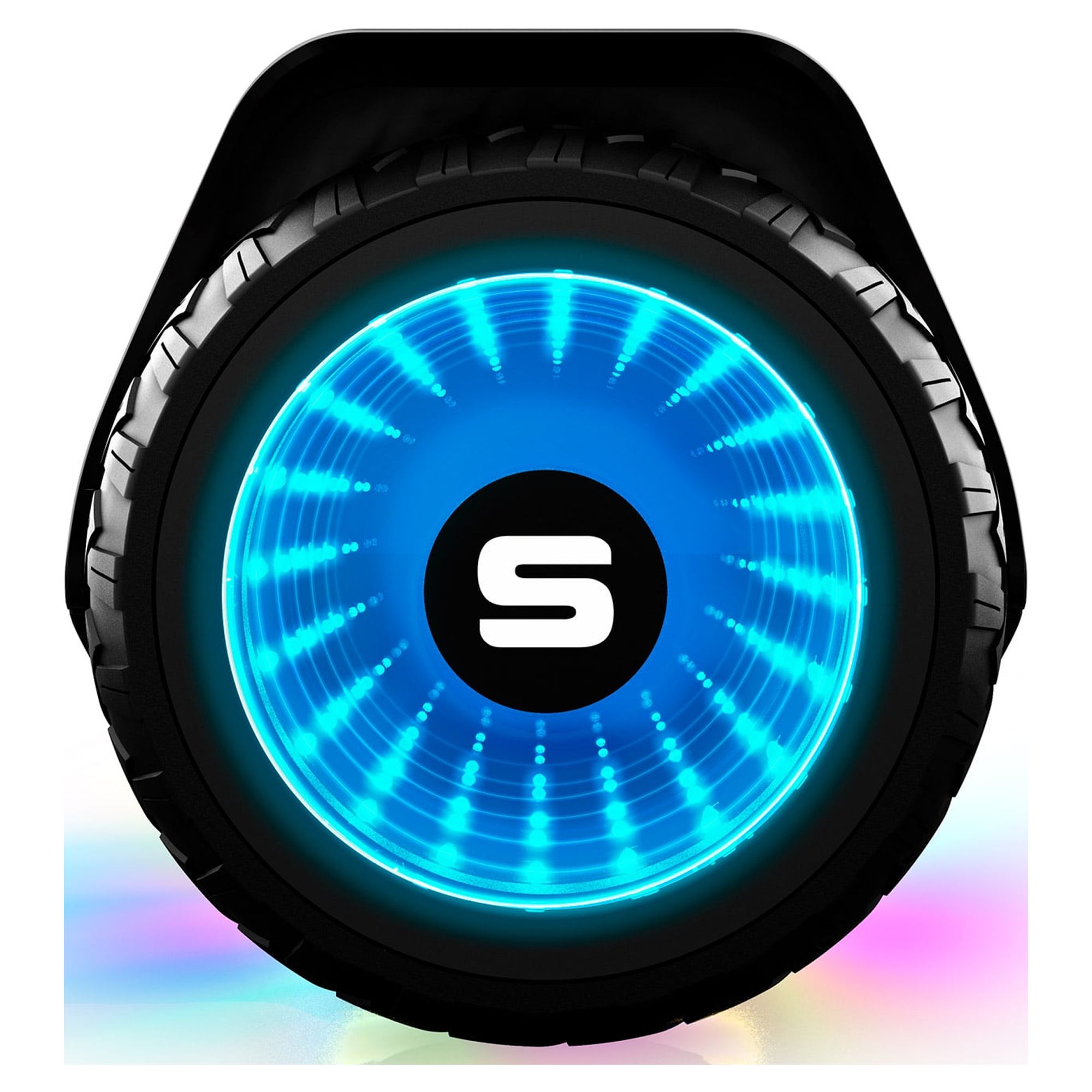 Swagtron Warrior T580 Hoverboard 220 Lbs Black Music-Synced Bluetooth LED Lights 7.5 Mph LiFePo Battery UL-Compliant - image 7 of 9