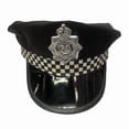 thumbnail image 5 of 4 Pieces Police Hat Police Officer Costume Accessory for Cop Policeman Halloween Costume Cosplay Party, 5 of 5