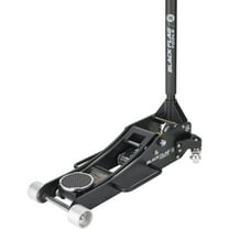 Black Flag™ Brawler 2-Ton Aluminum Floor Jack, 4,000 lb Capacity, Quick Lift Dual Piston Pump, 3-1/2" Min Height, 18-1/2" Max Lift, For Race Cars, Trucks, Garage Use