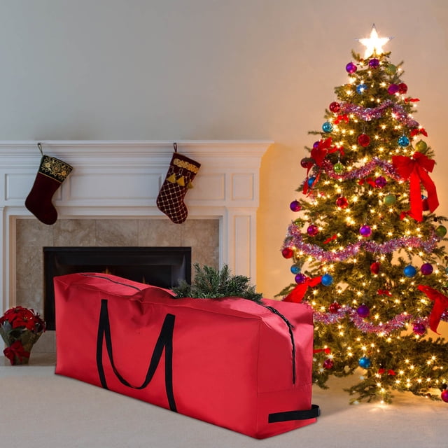 Wzzjkit Christmas Tree Storage Bag Christmas Tree Storage Bag Cover Large-capacity Quilt Clothes Warehouse Storage Bags Organize Tools Christmas Tree Storage Box