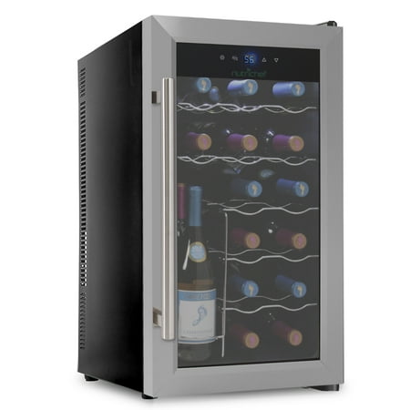 NutriChef PKTEWC18 - Electric Wine Cooler - Wine Chilling Refrigerator Cellar